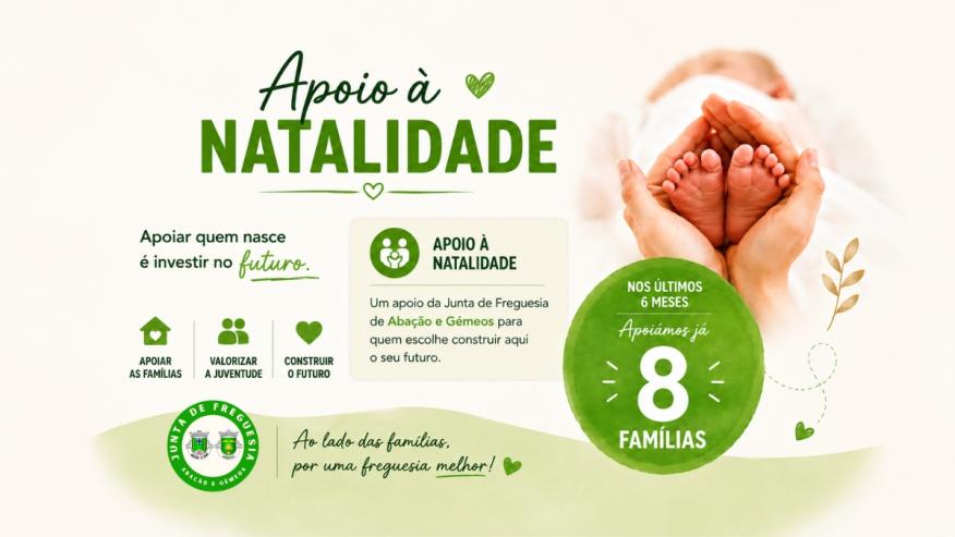Junta de Freguesia refor&ccedil;a o Apoio &agrave; Natalidade